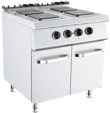 Cucina Piastra Quadrata – 4 Zone – Elettrica – Lunghezza 800 mm – Serie 700