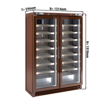 Frigorifero Premium per vino – 2 porte in vetro – 700 Lt – 1314 x 596 x 1918 mm