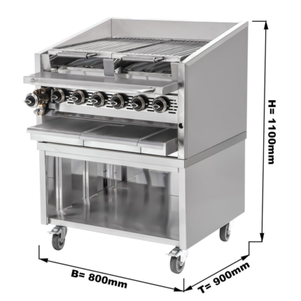 Griglia ad alta velocità – 25 kW – 800 x 920 x 1100 mm