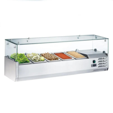 Vetrina Refrigerata – 1200 x 340 mm – 5×1/4 GN