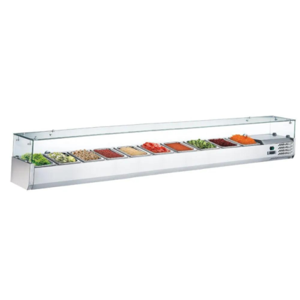 Vetrina Refrigerata – 2000 x 400 mm – 10×1/3 GN