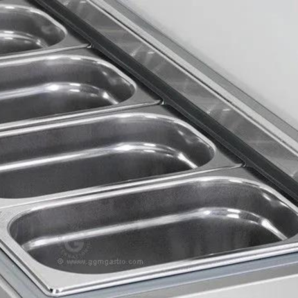 Vetrina Refrigerata da Banco – 1200 x 400 mm – 4×1/3 GN