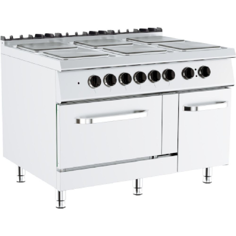 Cucina con Forno – 6 Zone – Elettrica – Lunghezza 1200 mm – Serie 900