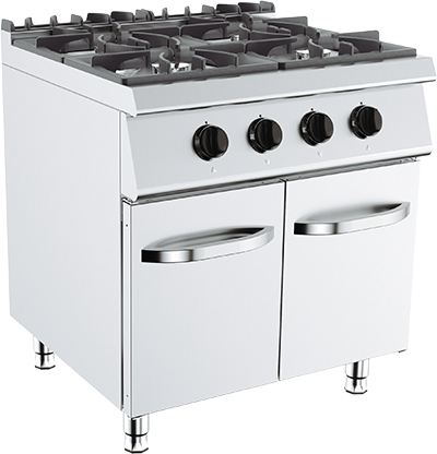 Cucina 4 Fuochi – A Gas – Lunghezza 800 mm – Serie 700