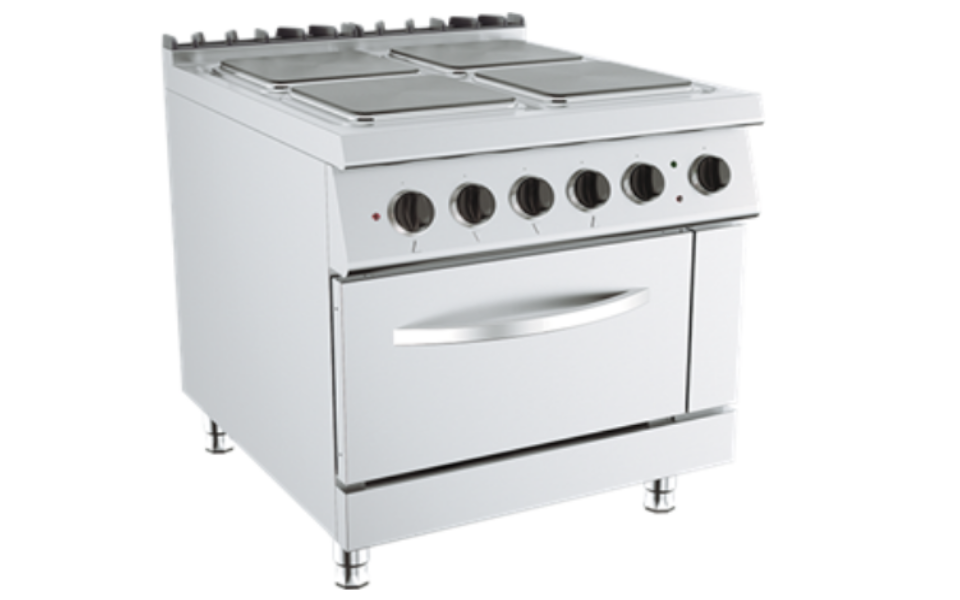 Cucina con Forno – 4 Zone – Elettrica – Lunghezza 800 mm – Serie 900