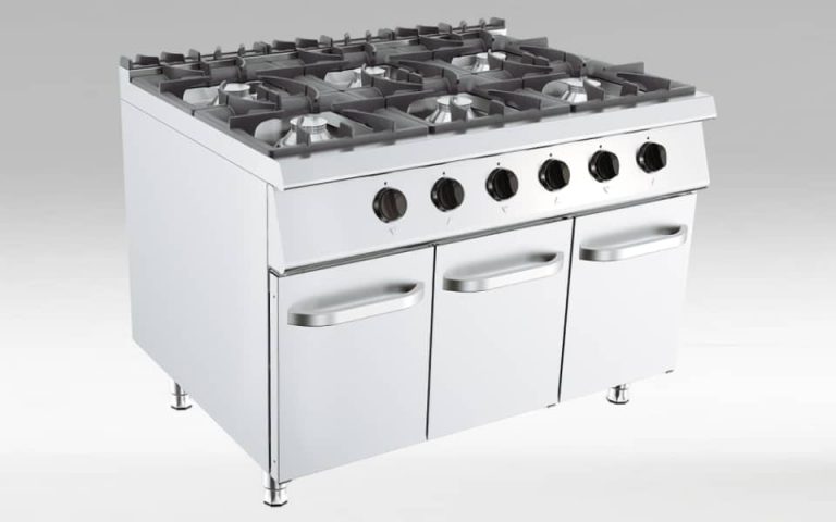 Cucina 6 Fuochi – A Gas – Lunghezza 1200 mm – Serie 700